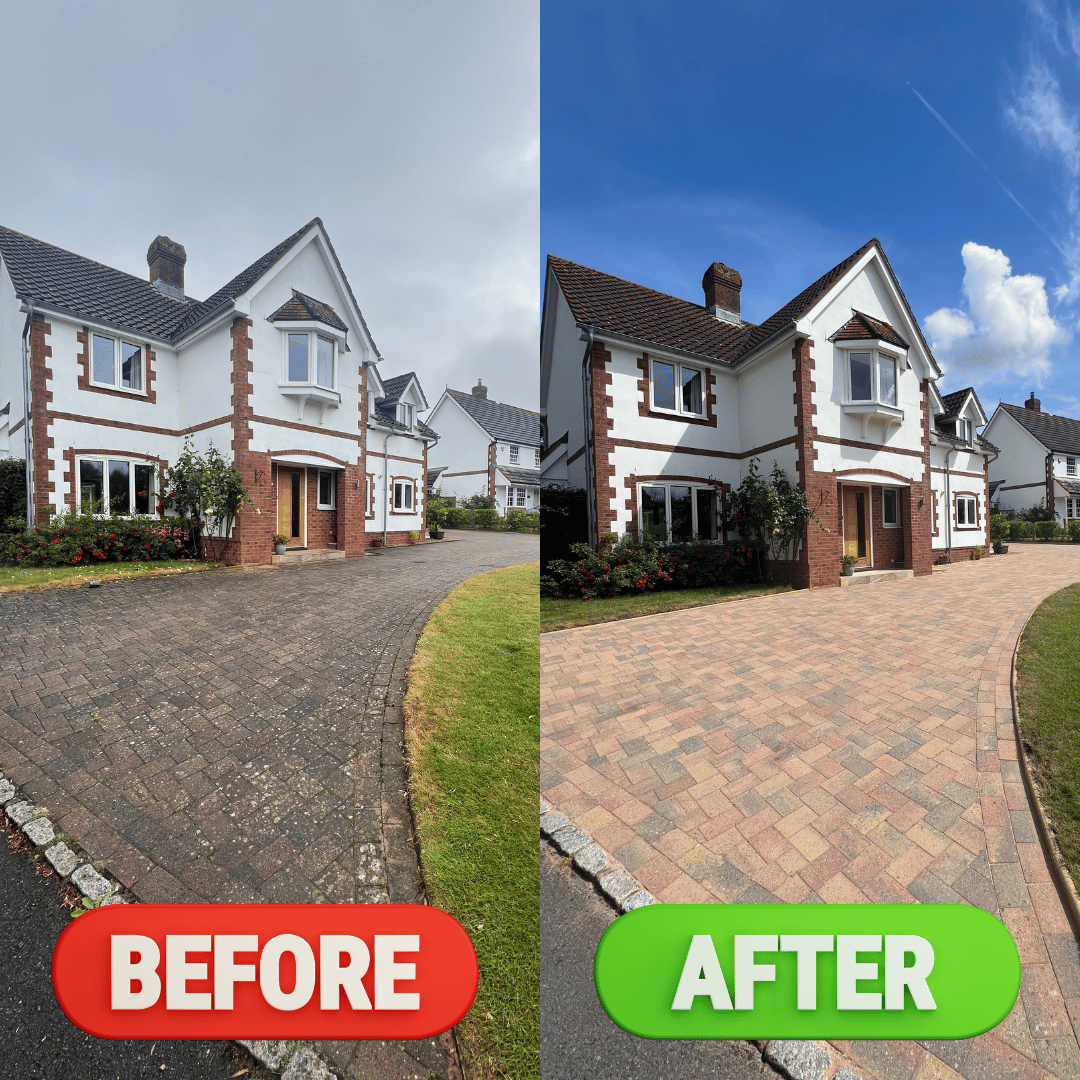 Clean Driveway Entrance