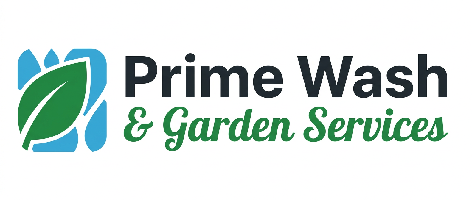 Prime Wash and Garden Services Logo - PNG